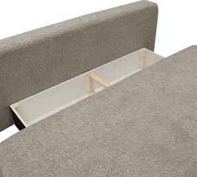 Canapea extensibilă, gri-bej Taupe, ARAGON