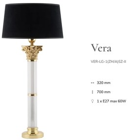Veioza design clasic realizata manual, Vera