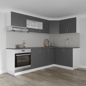 Corp Baza Colt Karo, Antracit/Alb, 98 x 50 x 80 cm