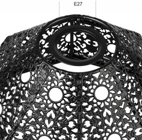 Abajur de rezervă pentru lustră SAMIRA E27 d. 33 cm negru