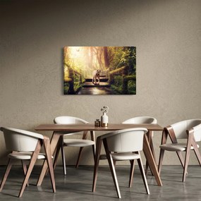 Tablou cu tigrul în djunglă (90x60 cm)