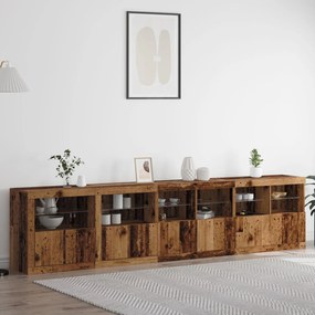 vidaXL Bufet Lemn vechi 283 x 37 x 67 cm Lemn compozit