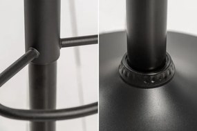 Set 2 scaune de bar Portland catifea gri