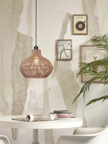 Lustra/ Pendul eco din ratan Kalahari nat., S