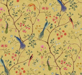 Tapet Songbirds, Saffron, Rebel Walls