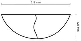 Corp de iluminat perete FALA 1xE14/40W/230V