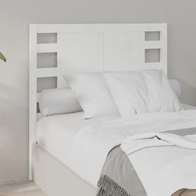 818756 vidaXL Tăblie de pat, alb, 106x4x100 cm, lemn masiv de pin