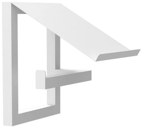 Suport de hârtie igienică de perete 17x15 alb