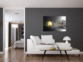 Tabloul bilelor în ocru (90x60 cm)