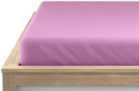 Cearsaf Jersey cu elastic 180 x 200 cm mov deschis