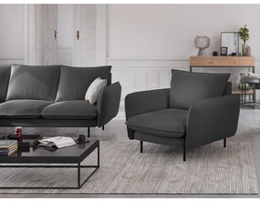 Fotoliu Cosmopolitan Design Vienna, gri închis