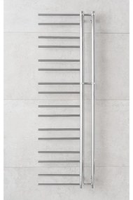 P.M.H. THEIA T2C-L - Radiator de baie tip scară, 352 W, 154 cm, racordare pe stânga, crom lucios