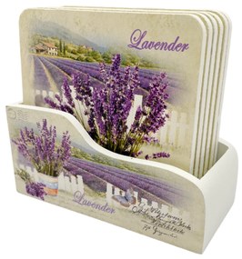 Set 6 Suporturi de pahare LAVENDER