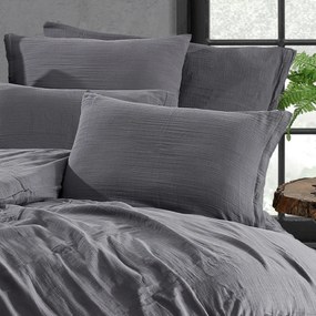 Lenjerie de pat din muselină 4Home Steel, 135 x 200 cm, 80 x 80 cm