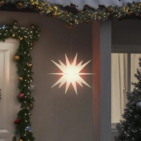Lumina de Craciun cu LED, alb, 43 cm, pliabil