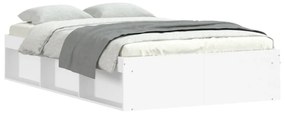 Cadru de pat, alb, 120x200 cm