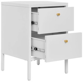 Noptieră albă din metal Dalby – House Nordic