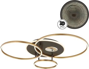 Globo 48466-54 - Plafonieră LED dimabilă INVERTINA 54W/230V 90x70 cm+telecomandă