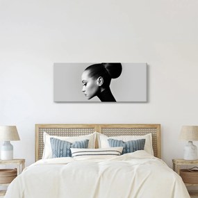Tablou - Profilui femeii frumoase (120x50 cm)