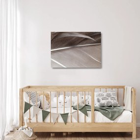 Tablou pe sticlă cu fibre abstacte (70x50 cm)