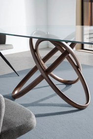 Masa dining design deosebit Walnut Wood, 130cm AC-DT16069-130