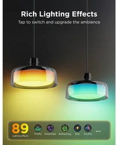 Govee - Lampă suspendată LED RGBICWW, reglabilă, cu cablu, LED/21W/230V, finisaj mat, Wi‑Fi