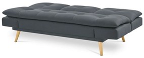 Canapea cu trei locuri ASB-4720 GREY2, gri închis