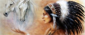 Tablou - Farmecele indienilor (120x50 cm)