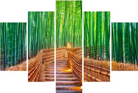 Tablou - Pădure de bambus japoneză (150x105 cm)