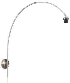 Lampa de perete moderna din otel fara abajur - Boog