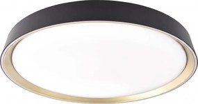 Plafonieră LED dimmabilă ILVI LED/45W/230V 2700-6500K Ø 50 cm negru/alamă + telecomandă inclusă
