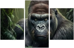 Tablou - Portret de gorilă (90x60 cm)