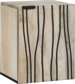 vidaXL Dulap pentru Chiuveta de Baie cu raft Alb 38 x 33,5 x 48 cm