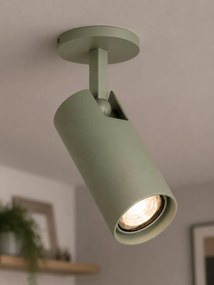 Spot incastrat directionabil cu bec GU10 Linca verde