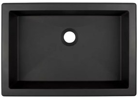 Lavoar sub blat negru Deante Correo 50 cm