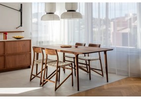 Scaun de dining negru/maro Fawn – Gazzda