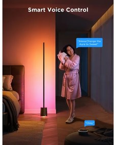 Lampadar LED cu difuzor Govee Pro RGBICWW Wi-Fi + telecomandă