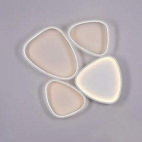 Schöner Wohnen 14038-16 - Plafonieră LED dimabilă PEBBLES LED/35,5W/230V albă