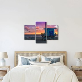 Tablou de pe plaja Santa Monica (90x60 cm)