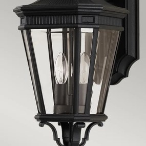 Aplică de exterior COTSWOLD LANE 2xE14/60W/230V IP44 neagră Feiss