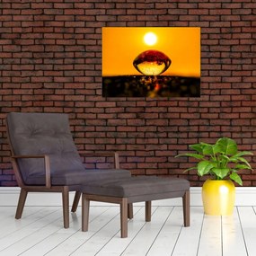 Tablou - Picături din sticlă (70x50 cm)