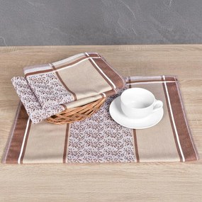 Prosoape de bucătărie din bumbac egiptean DORO BEIGE 50 x 70 cm 3 buc