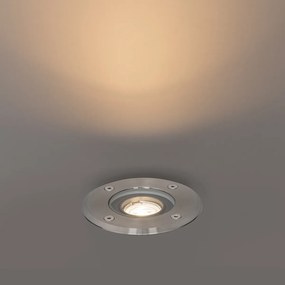 Proiector modern de sol pentru exterior din oțel 35 mm reglabil IP65 - Delux