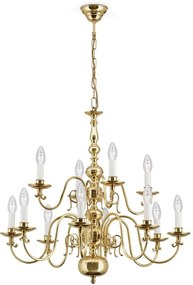Candelabru 12 brate design clasic FLAMISCH, alama lucioasa