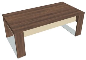 Masă Verno+ S 200 x 100 cm, nuc / vanilie