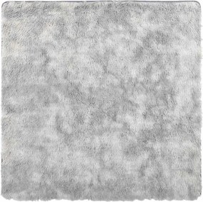 vidaXL Covor shaggy cu pom înalt, NAVARRA, gri argintiu, 240x240 cm