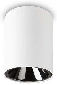 Spot LED aplicat modern Nitro pl round d08 BIANCO