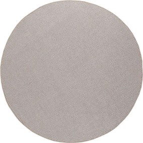 vidaXL Covoare de zonă Rotund LUGO Crem și Taupe Ø 120 CM Poliester