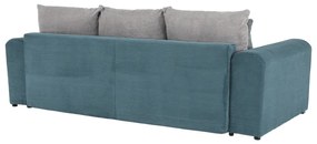 Canapea foarte spatioasa, albastru, mentol, gri deschis, GILEN BIG SOFA