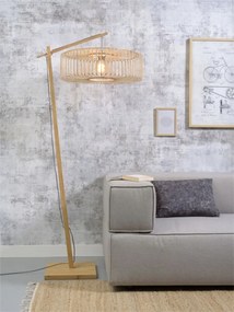 Lampadar eco din bambus Bromo L natur, 60x18cm
